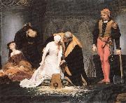 Paul Delaroche The execution of Lady Jane Grey Spain oil painting artist